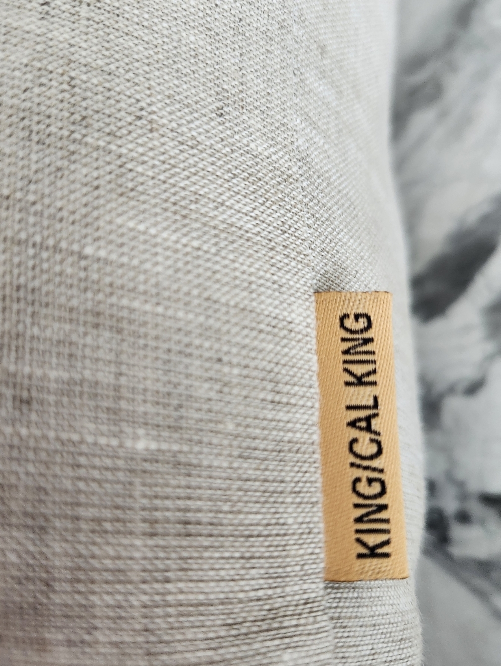 Quince Linen Duvet Cover Set King Cal King Natural Chambray w 2 Shams NWT - Picture 8 of 8